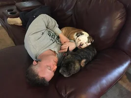 Naptime with Daddy - Cheli and Lambeau