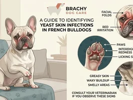 French Bulldog yeast skin infection: common signs and where it usually shows up