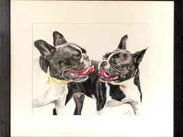 Artwork of Wally and Uma