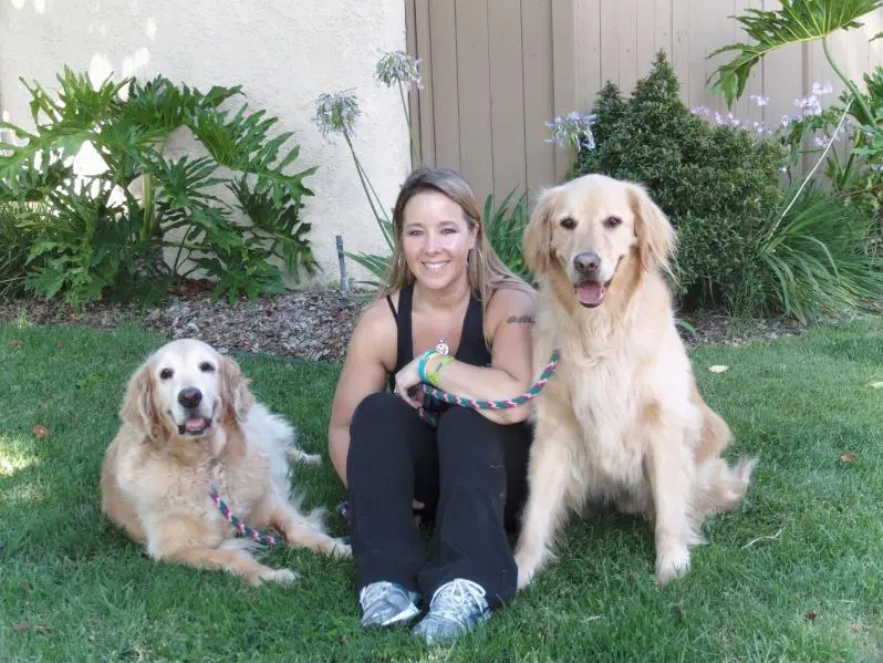 Me with Kodi and Tucker